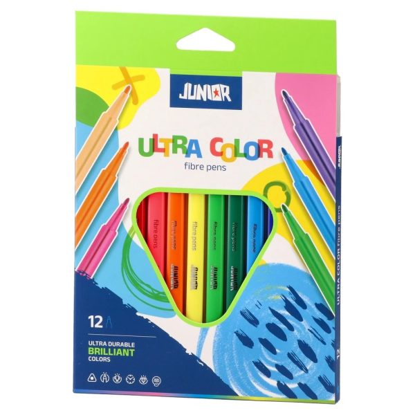 Ultra Color trouglasti flomasteri, 12 kom
