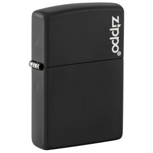 Zippo upaljač 218ZL Black Matte sa Zippo logom