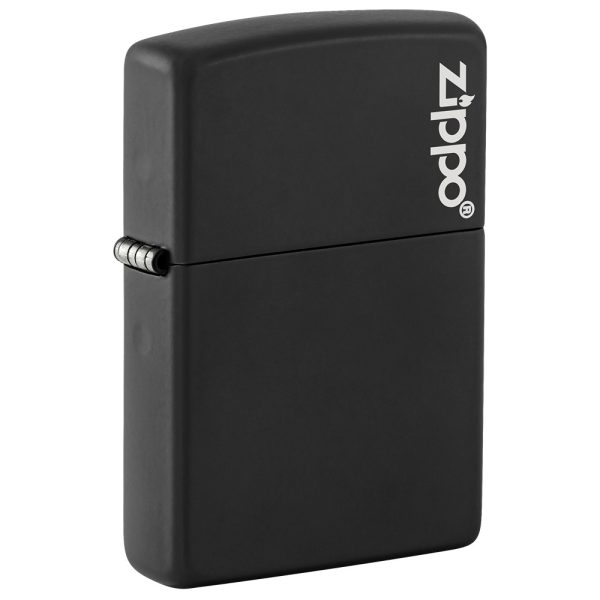 Zippo upaljač 218ZL Black Matte sa Zippo logom