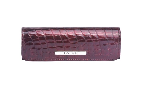 Falco futrola za naočare 3005 bordo kroko lak