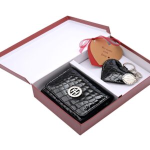 Falco ženski poklon set 9960 crni kroko lak