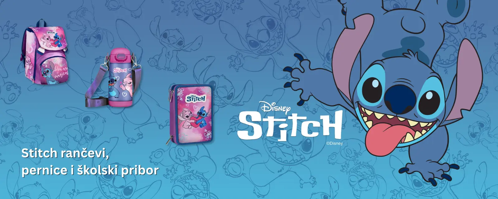 Disney Stitch kolekcija: rančevi, pernice i školski pribor