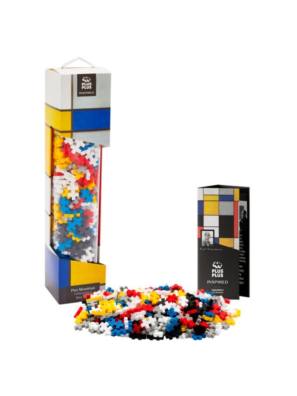 Plus-Plus Inspired kocke za slaganje 350 delova, Mondrian