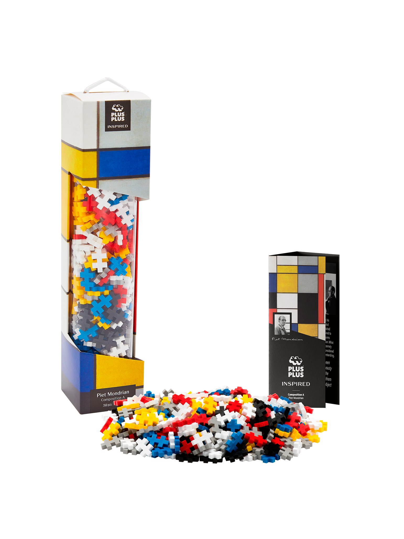 Plus-Plus Inspired kocke za slaganje 350 delova, Mondrian