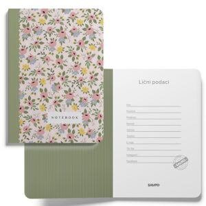 Savpo sveska A4 linije Flowers