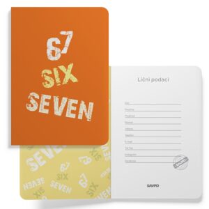 Savpo sveska A4 linije Six Seven