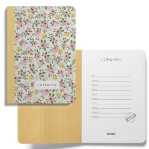 Savpo sveska A5 linije Flowers