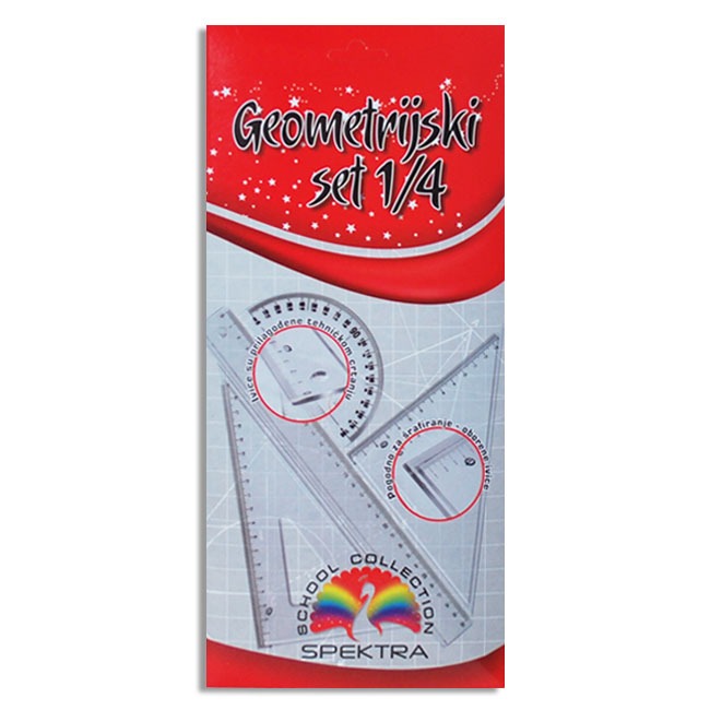 Spektra geometrijski set 1/4