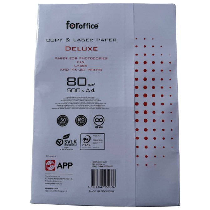 Foroffice Deluxe fotokopir papir A4, 500 listova