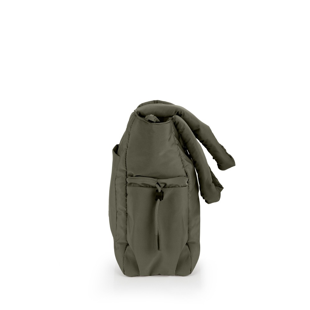 Gabol Nube ženska torba na rame maslinasta, 51x34x13 cm