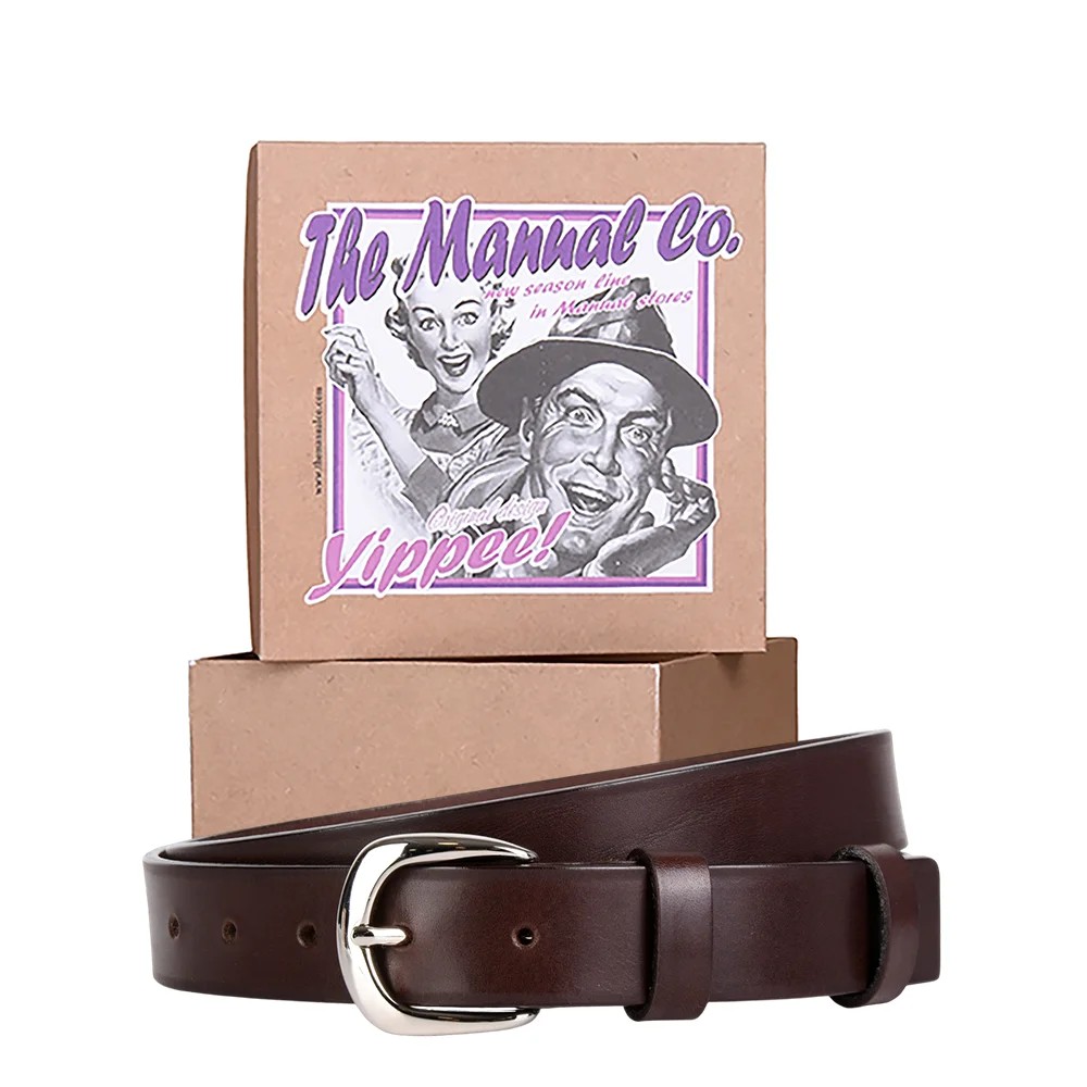 Manual ženski kožni kaiš MG 30 tamno braon