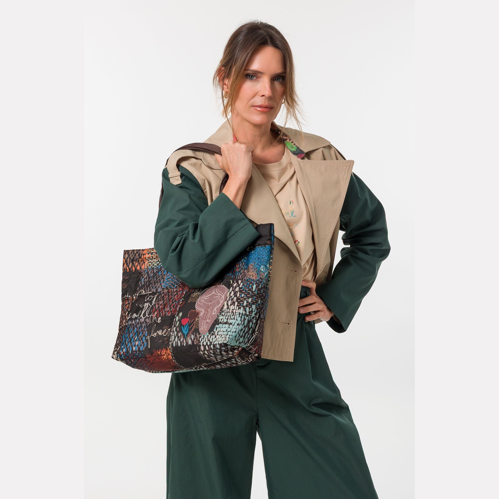 Putna torba ANEKKE Blossom puffer