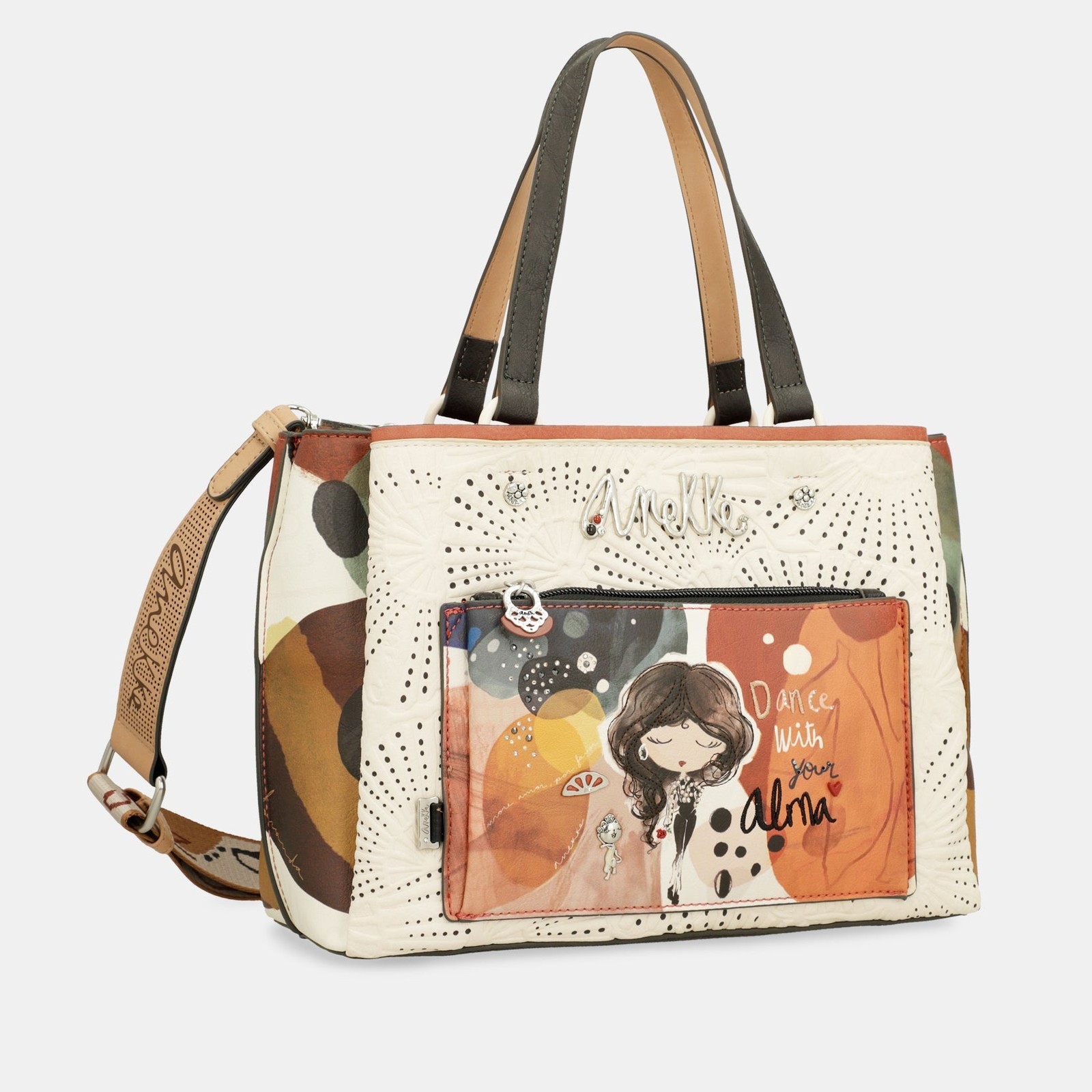 Torba ANEKKE Alma na rame (3 pregrade)