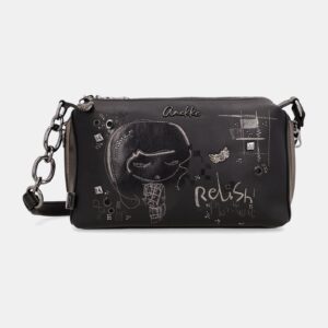 Torba ANEKKE Iron crossbody sa lancem (3 pregrade)