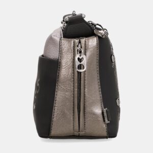 Torba ANEKKE Iron crossbody sa lancem (3 pregrade)