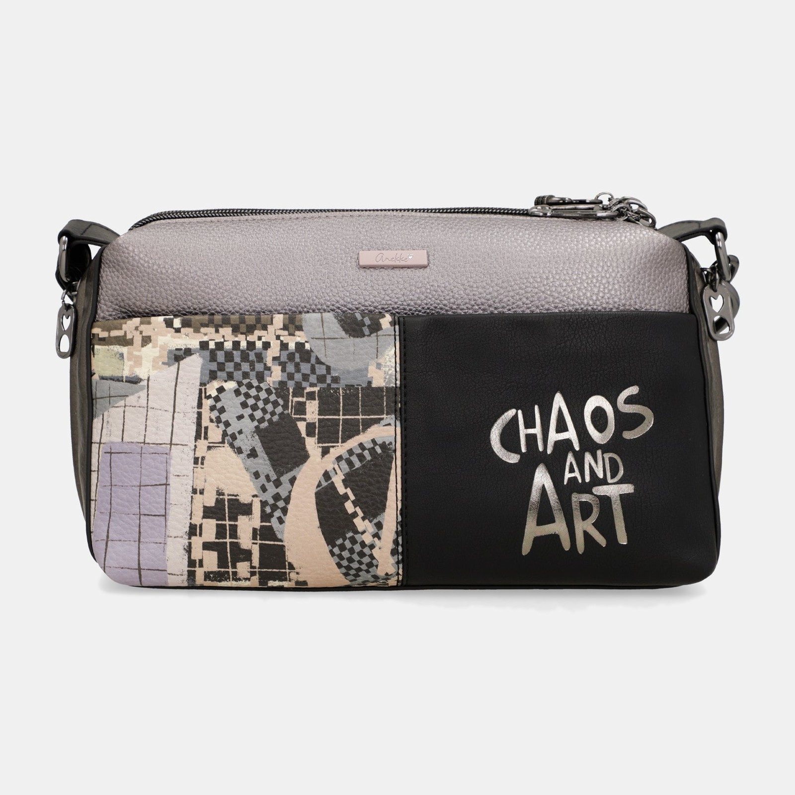 Torba ANEKKE Iron crossbody sa lancem (3 pregrade)