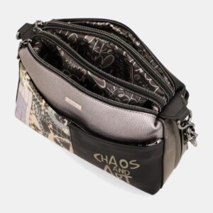 Torba ANEKKE Iron crossbody sa lancem (3 pregrade)