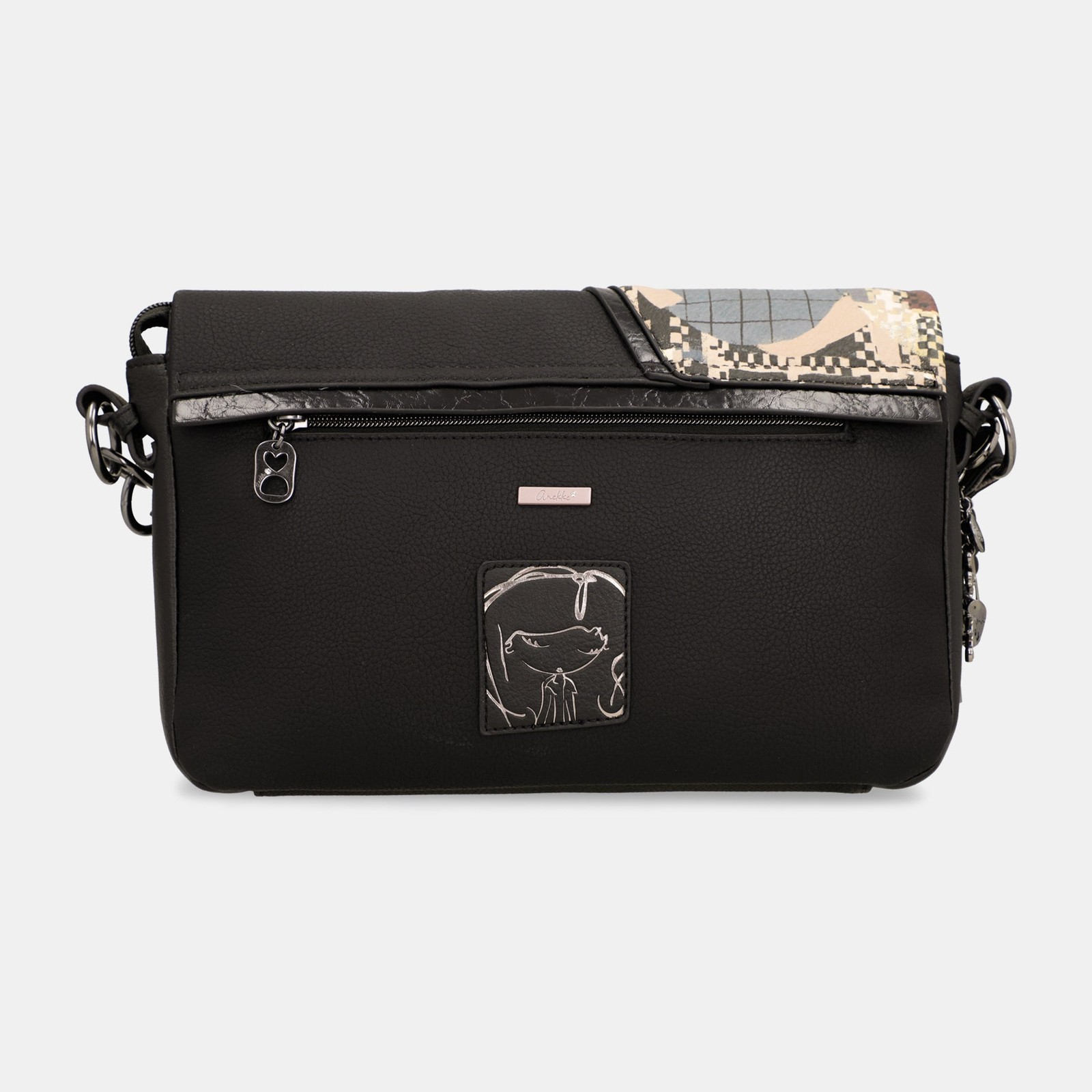Torba ANEKKE Iron crossbody sa preklopom