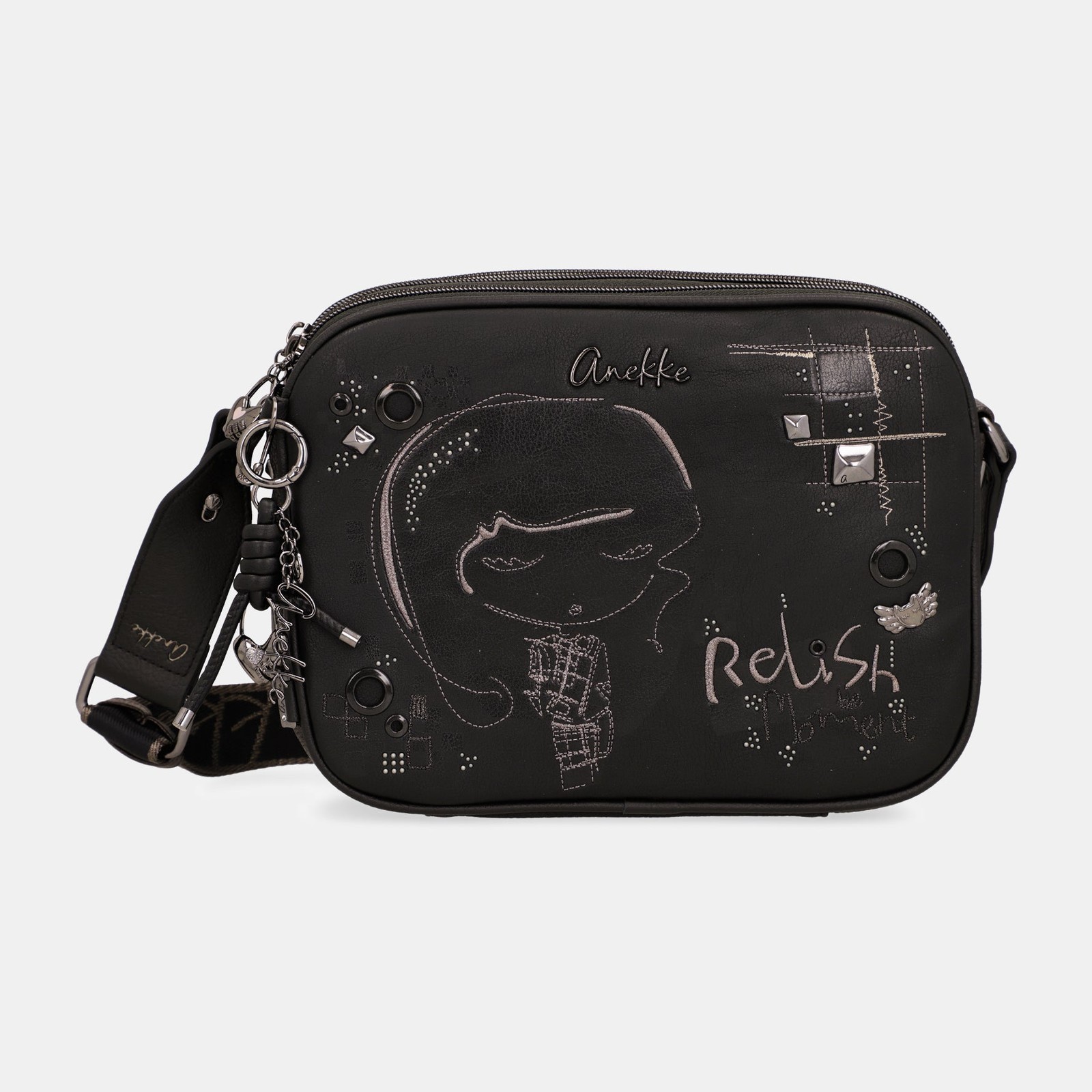 Torba ANEKKE Iron crossbody tanka (3 pregrade)