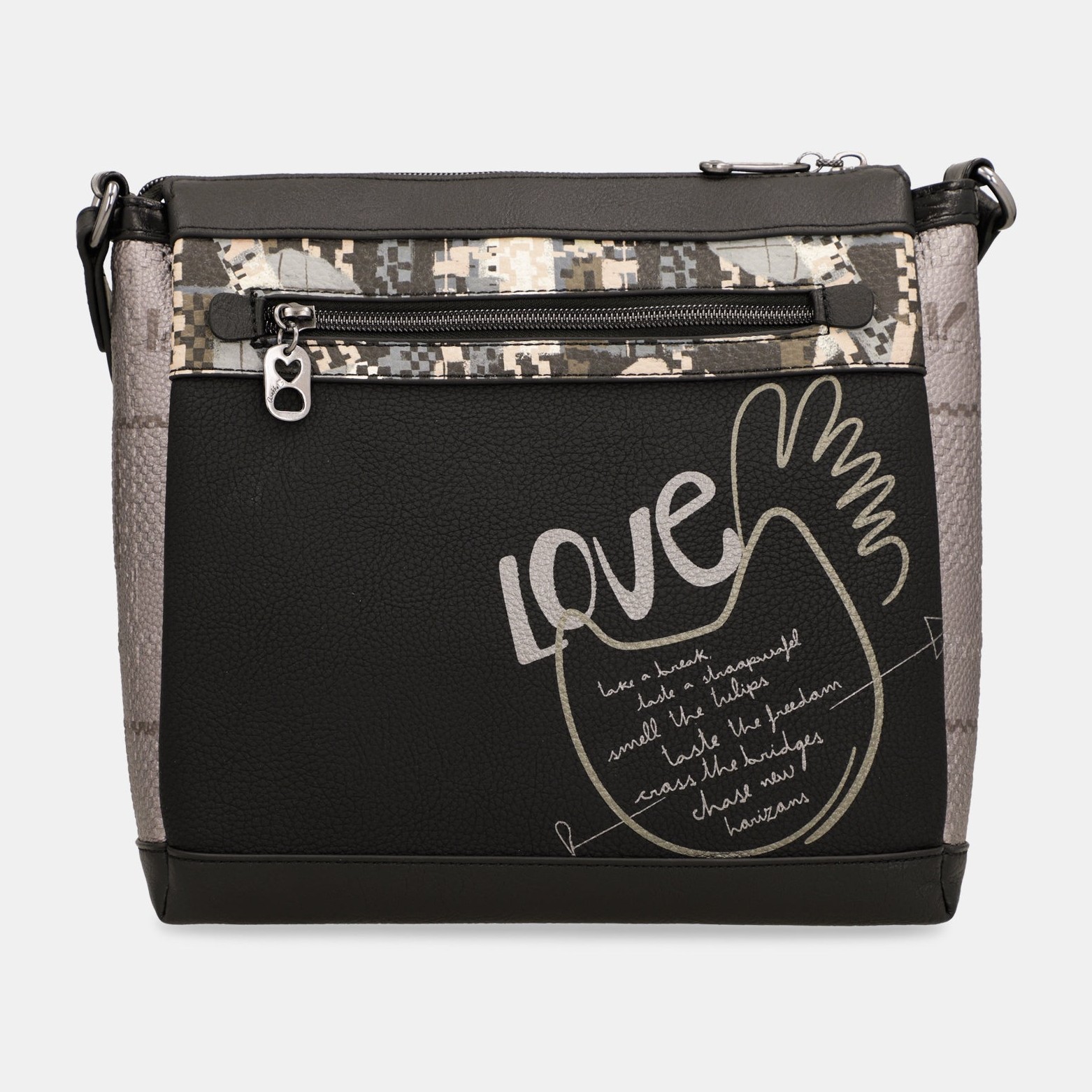 Torba ANEKKE Iron crossbody velika (3 pregrade)