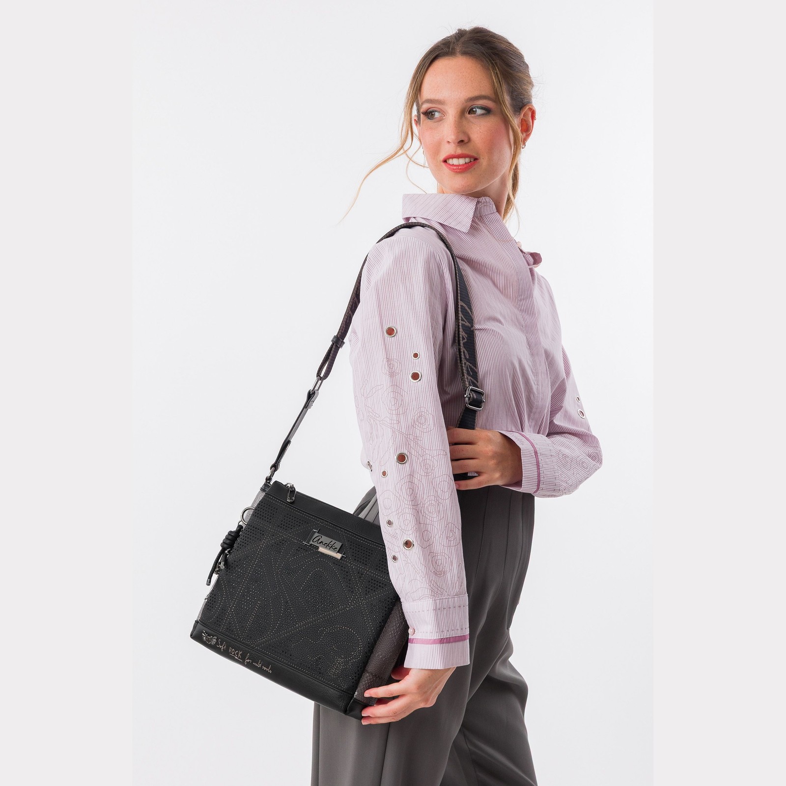 Torba ANEKKE Iron crossbody velika (3 pregrade)