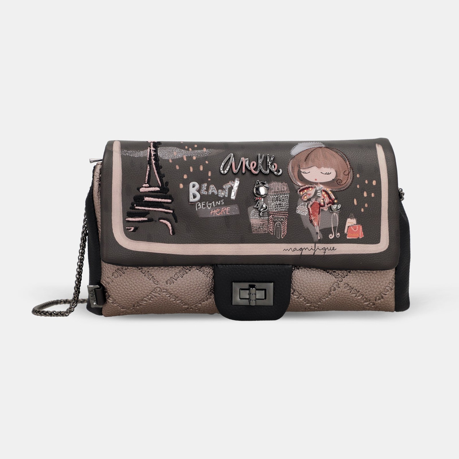 Torba ANEKKE Mademoiselle crossbody sa preklopom