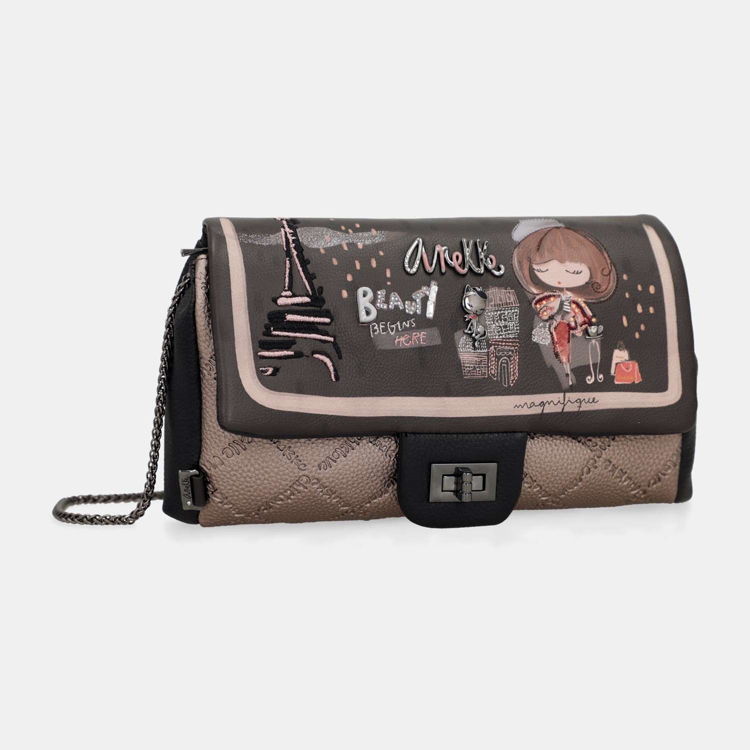 Torba ANEKKE Mademoiselle crossbody sa preklopom