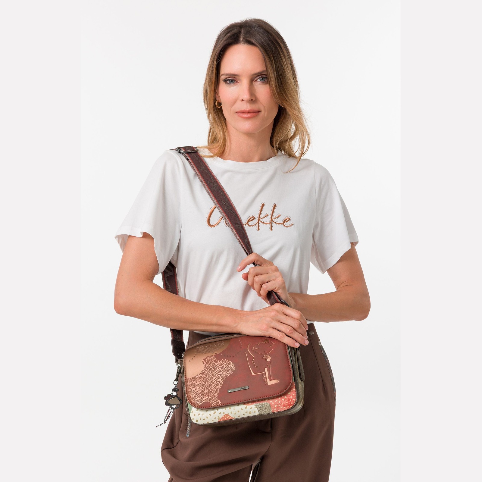 Torba ANEKKE Odyssey crossbody sa preklopom